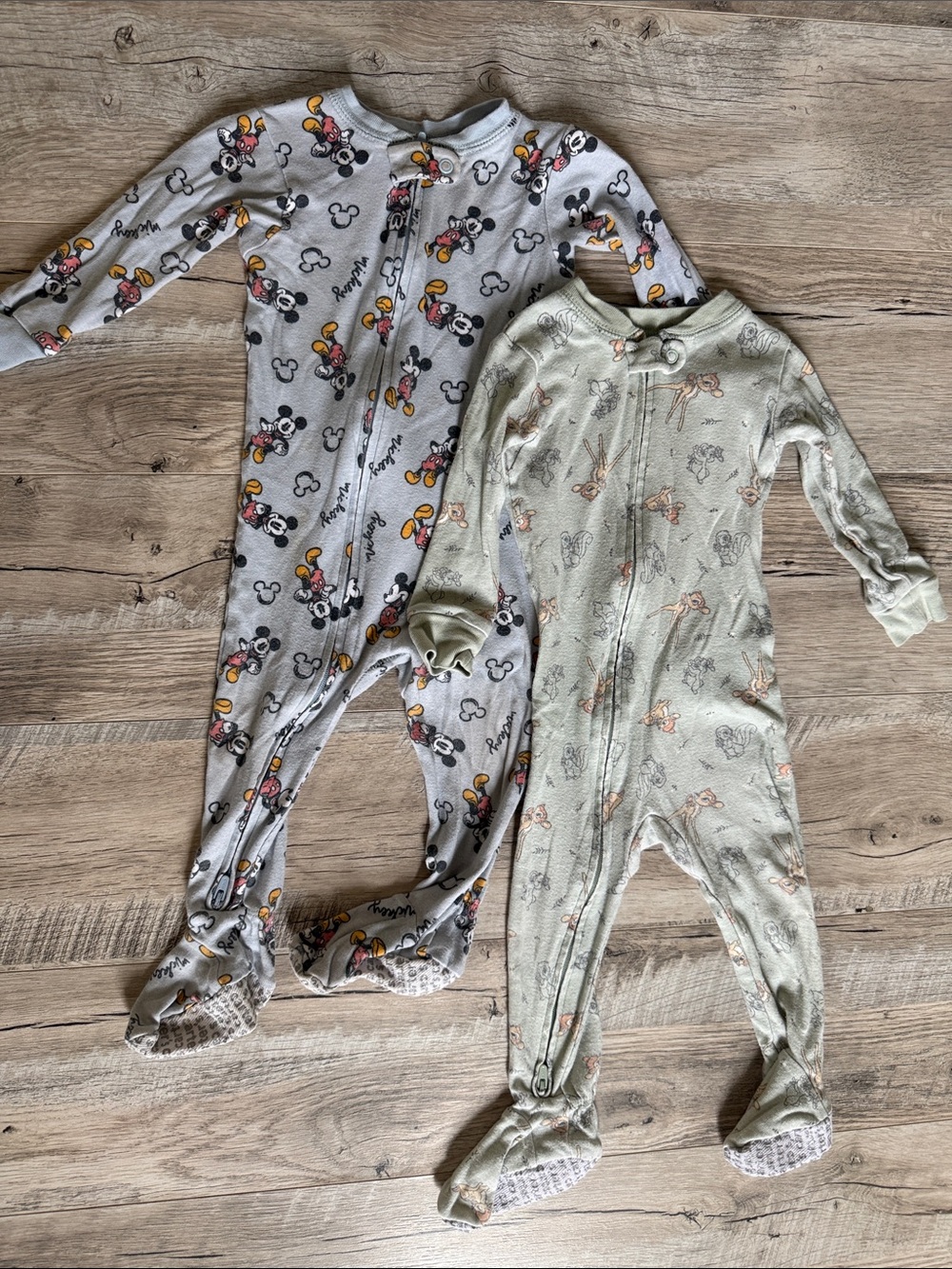 Disney Baby Mickey Mouse and Bambi Sleeper Bundle